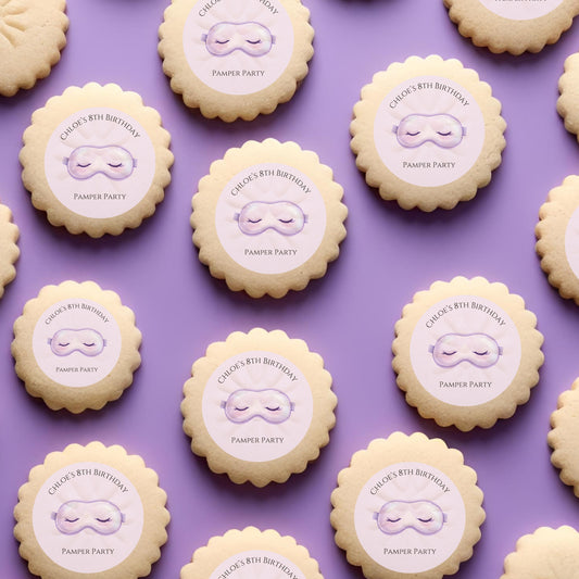 ‘Pamper Party’ Edible  Cake Toppers