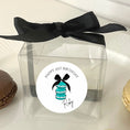 Load image into Gallery viewer, ‘Sweet Macarons ’ Transparent Boxes & Stickers- Pack of 10
