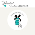 Load image into Gallery viewer, ‘Sweet Macarons ’ Transparent Boxes & Stickers- Pack of 10
