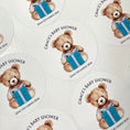 Load image into Gallery viewer, Teddy Bear’ Round Gloss Party Stickers
