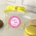 Load image into Gallery viewer, Leopard designed favour boxes with added ribbon
