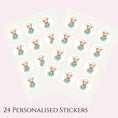 Load image into Gallery viewer, Teddy Bear-  Cello Bags & Stickers- Pack x24
