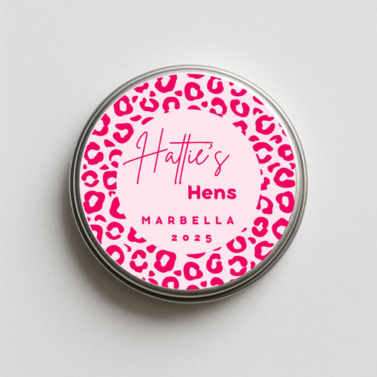 ‘Wild Hens’ Personalised Sweet Tins