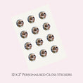 Load image into Gallery viewer, Upload your own photo’  2” & 3” Round Gloss Party Stickers
