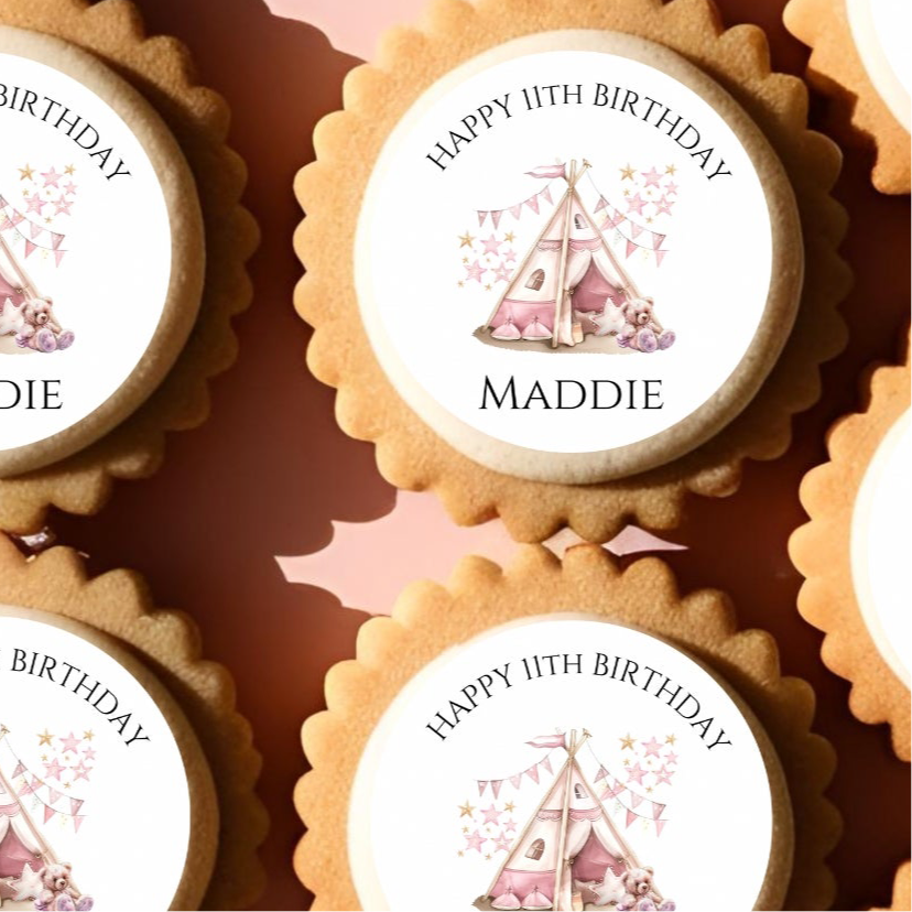 ‘Starlight Sleepover’ Edible  Cake Toppers