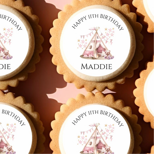 ‘Starlight Sleepover’ Edible  Cake Toppers
