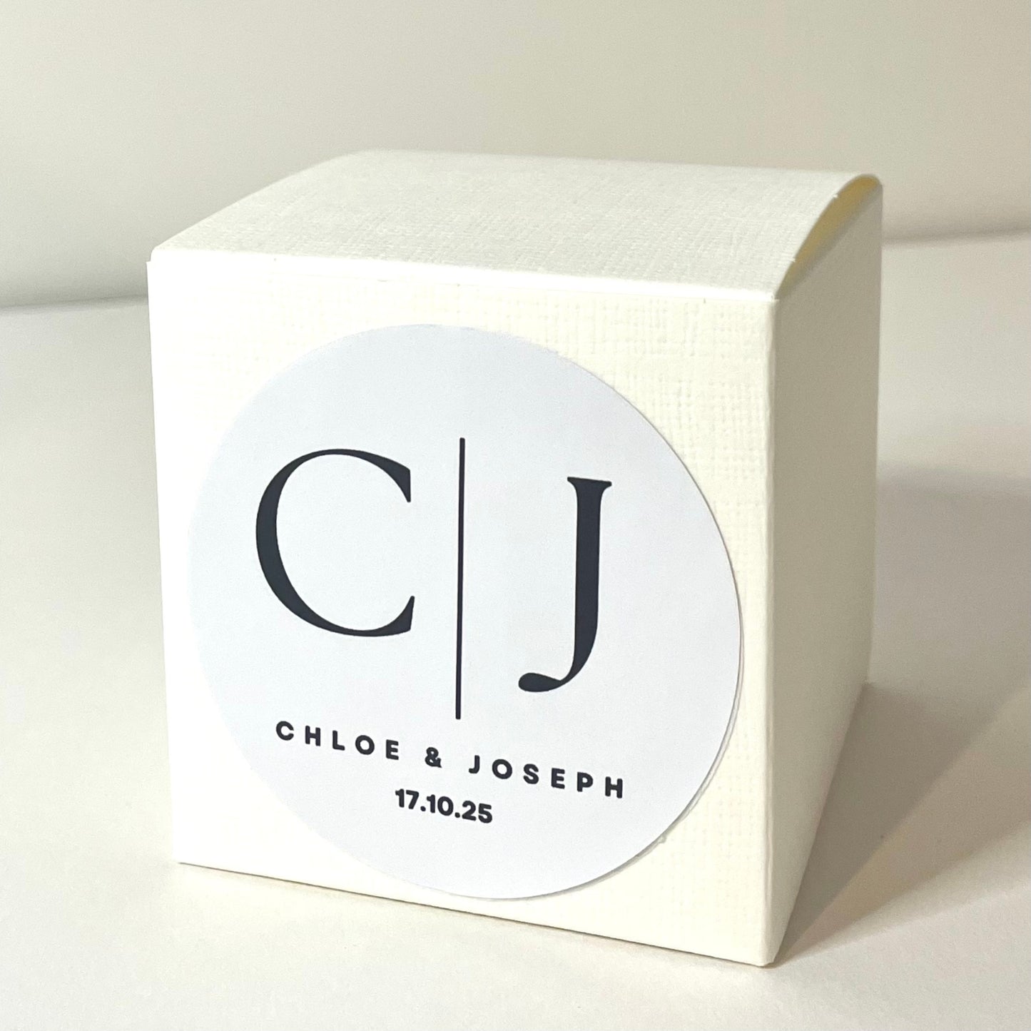 Initial Wedding Favour Box- Pack Of 10