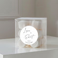 Load image into Gallery viewer, Love is sweet transparent boxes
