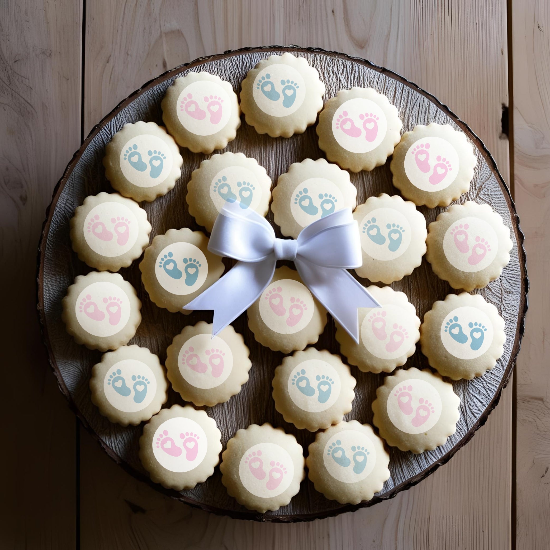 ‘Blue Or Pink?’ Edible Cake Toppers