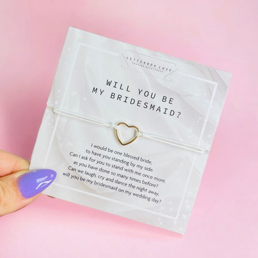 “Will You Be My Bridesmaid?’ Bracelet
