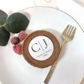 Load image into Gallery viewer, ‘Monogram Initials’ Edible Cake Toppers
