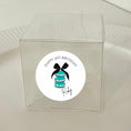 Load image into Gallery viewer, ‘Sweet Macarons ’ Transparent Boxes & Stickers- Pack of 10
