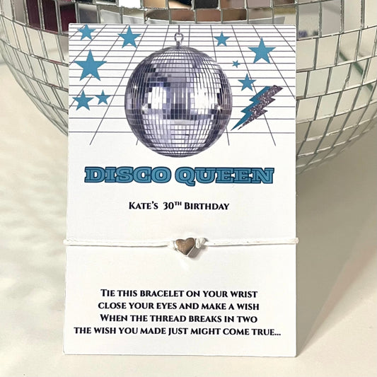 Disco queen wish bracelet 