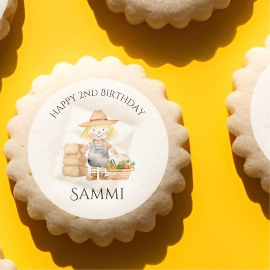 ‘On The Farm’ Edible  Cake Toppers