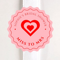 Load image into Gallery viewer, Miss To Mrs Bright Round Gloss Sticker Labels
