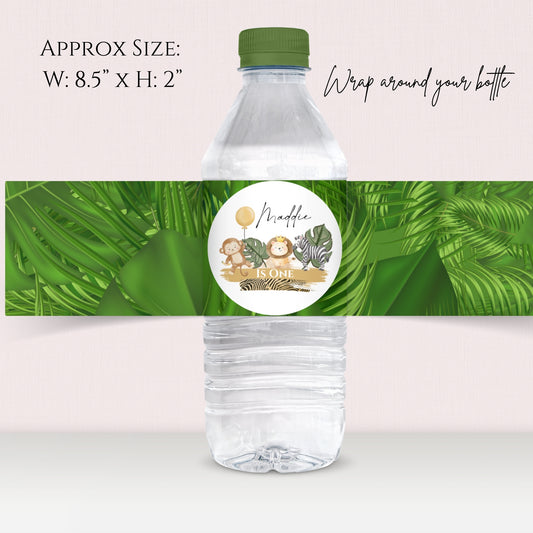Coco’s Jungle - Water Bottle Stickers x6