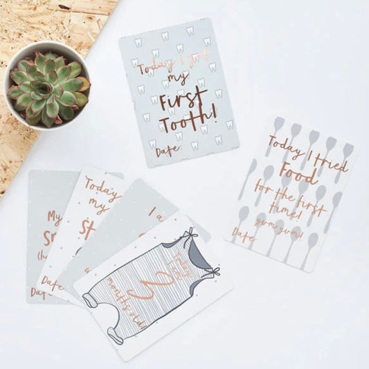 Milestone cards for baby 