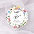 Load image into Gallery viewer, ‘Baby In Bloom ’ Bright Round Gloss Party Stickers
