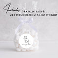 Load image into Gallery viewer, ‘Oh Baby’-  Cello Bags & Stickers- Pack x24
