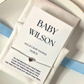 Load image into Gallery viewer, “Baby Name”Heart Embellishment Bridal Shower Wish Thread Bracelets- Pack of 8
