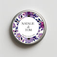 Load image into Gallery viewer, ‘Purple Blooms’ Personalised Sweet Tins
