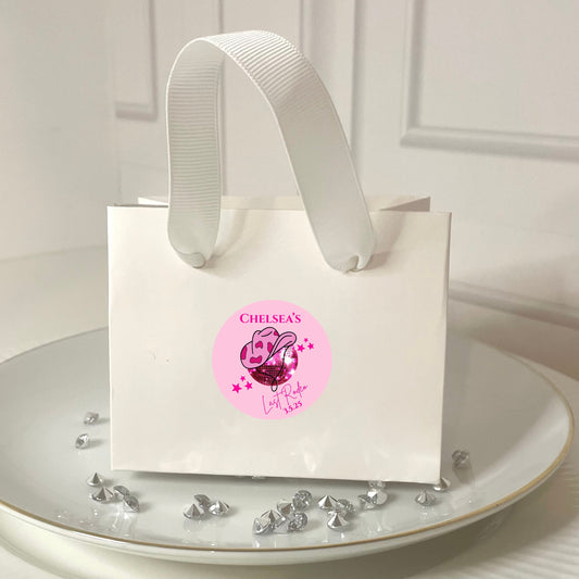 ‘Last Rodeo’ Bridal Shower Favour Gift Bags - 2 sizes (Pack of 6)