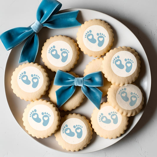 ‘Little Blue Feet’ Edible Cake Toppers