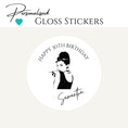 Load image into Gallery viewer, ‘Darling Audrey’ Transparent Boxes & Stickers- Pack of 10
