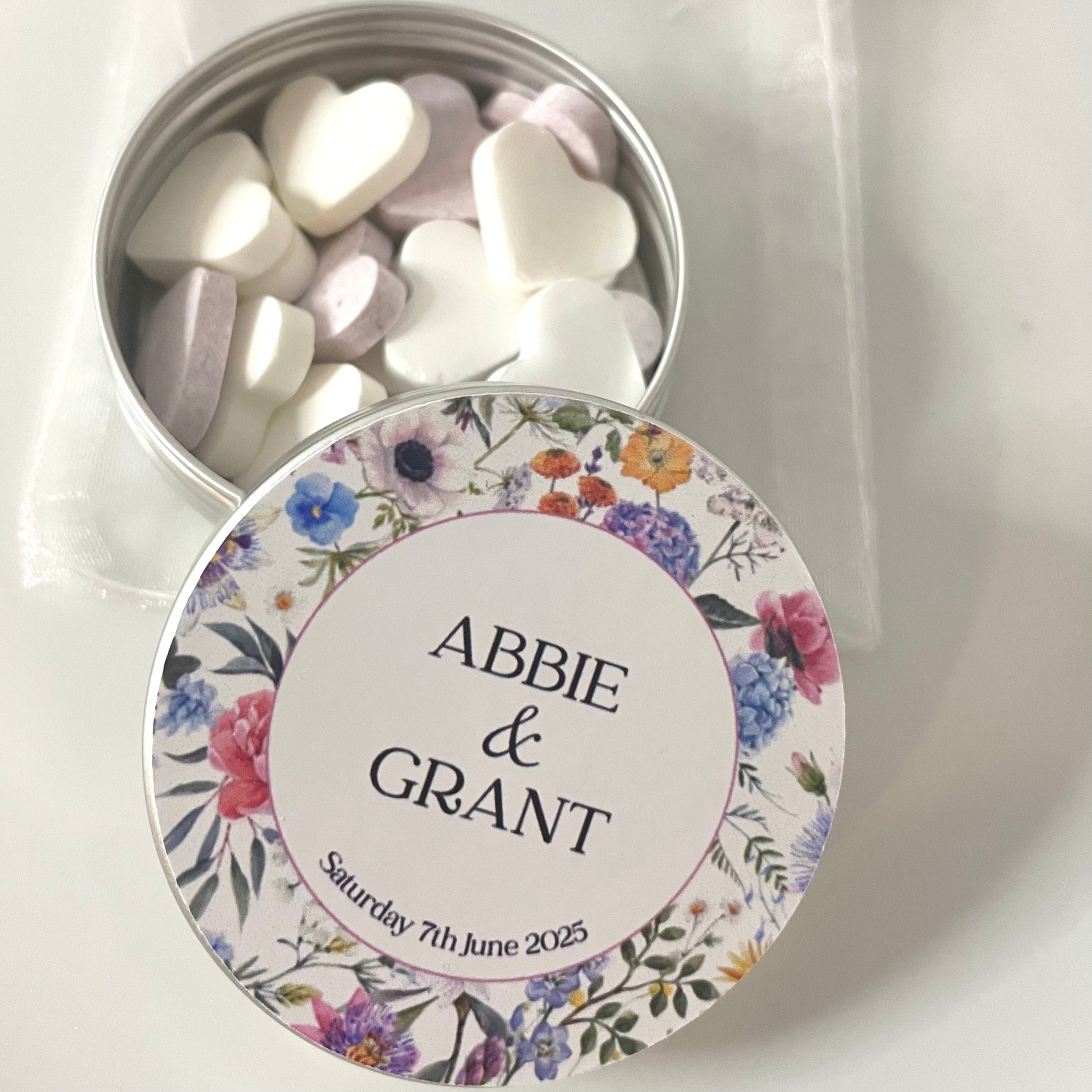 ‘Bright & Bloom’ Personalised Sweet Tins