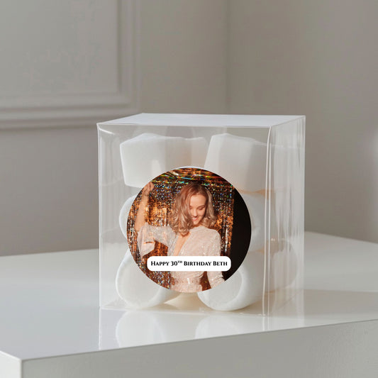 ‘Upload Your Own Photo’ Favour Boxes & Stickers- Pack of 10