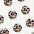 Load image into Gallery viewer, Upload your own photo’  2” & 3” Round Gloss Party Stickers
