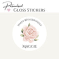 Load image into Gallery viewer, Personalised rose stickers
