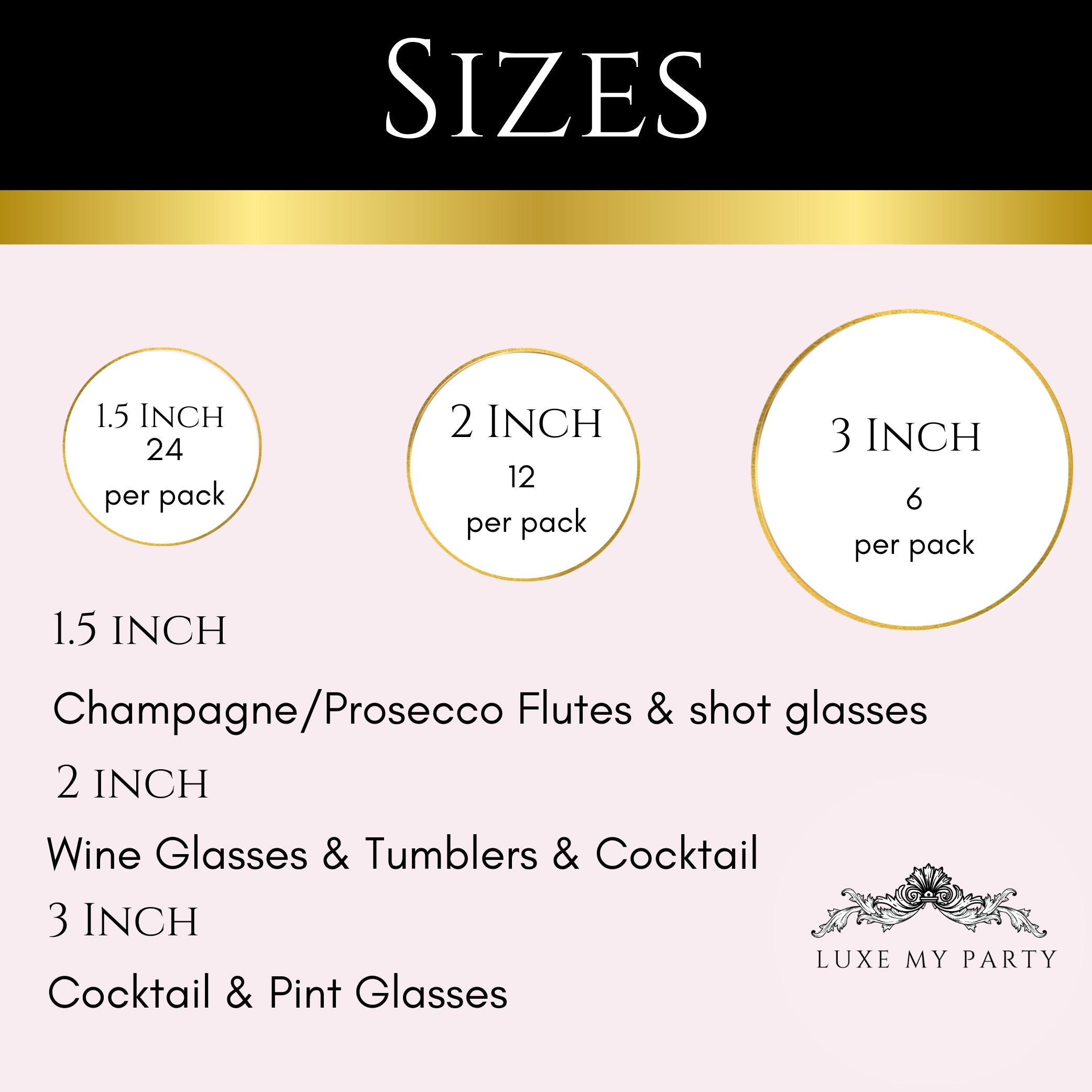 ‘Team Bride Fun’ Bridal Shower Edible Drink Toppers