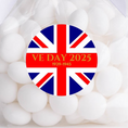 Load image into Gallery viewer, VE Day gloss stickers labels
