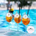 Load image into Gallery viewer, ‘Flamingo Fun’ Edible Drink Toppers

