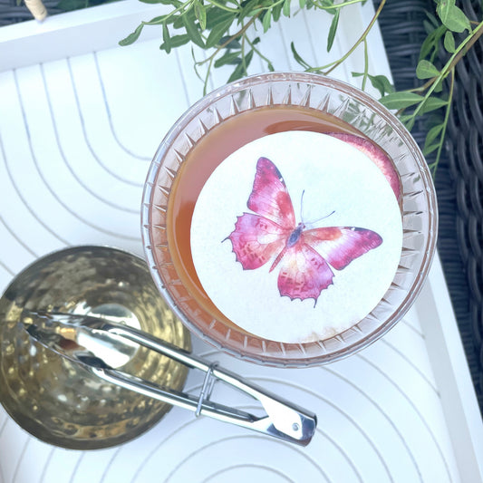 Butterfly Burst - Edible Drink Toppers