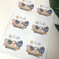 Load image into Gallery viewer, Coco’s Jungle  2” & 3” Round Gloss Party Stickers
