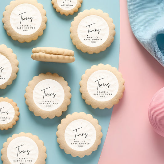 ‘Twins’ Edible Cake Toppers