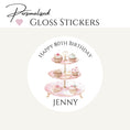 Load image into Gallery viewer, ‘Time For Tea’ Transparent Boxes & Stickers- Pack of 10
