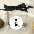 Load image into Gallery viewer, Cube transparent box and 2” gloss sticker
